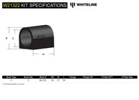 Go to Front Sway Bar Mount - Bushing Kit 27mm to Suit Holden EK-HJ