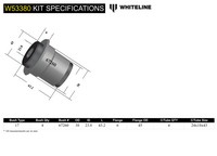 Go to Front Upper Control Arm - Bushing Kit to Suit Holden Colorado, Rodeo and Isuzu D-Max