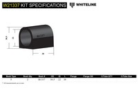 Go to Front Sway Bar Mount - Bushing Kit 22mm to Suit Holden Commodore VB-VZ and HSV