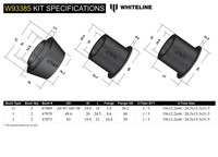 Go to Front Differential Mount - Bushing Kit to Suit Toyota Prado 120 Series and 4Runner GRN210