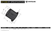 Go to Rear Leaf Spring - Shackle Bushing Kit to Suit Ford Escort Mk2