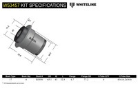 Go to Front Lower Control Arm - Bushing Kit Double Offset to Suit Iveco Daily 65C 4th GEN
