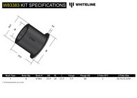 Go to Rear Panhard Rod - Bushing Kit to Suit Toyota FJ Cruiser, Fortuner and Prado