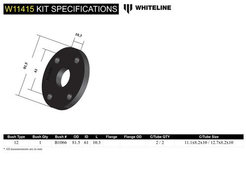 Go to Front Steering Coupling - Bushing Kit to Suit Ford Falcon/Fairlane XP-XF