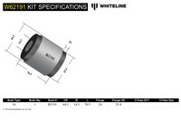 Go to Rear Differential Mount - Location Rod Bushing Kit to Suit Toyota Hiace SBV RCH12, RCH22, RZH10