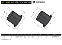 Go to Front Lower Control Arm - Inner Bushing Kit to Suit Ford Falcon/Fairlane EF-EL