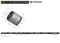 Go to Rear Control Arm Lower Rear - Inner Bushing Kit to Suit Ford Falcon/Fairlane BA-FGX and FPV