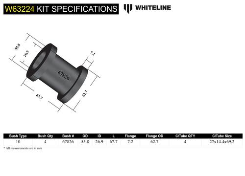 Go to Rear Trailing Arm Upper - Bushing Kit to Suit Toyota Land Cruiser 200, 300 Series