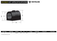 Go to Rear Sway Bar Mount - Bushing Kit 18mm to Suit Audi, Seat, Skoda and Volkswagen PQ35 Fwd/Awd