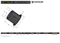 Go to Front Lower Control Arm - Inner Front Bushing Kit to Suit Hyundai Excel X2 and S Coupe SLC