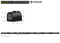 Go to Front Sway Bar Mount - Bushing Kit 32mm to Suit Ford Ranger, Everest and Mazda BT-50