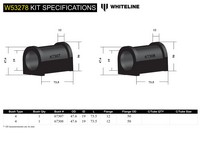 Go to Front Lower Control Arm - Inner Rear Bushing Single Offset Kit to Suit Nissan Elgrand E50 and Pathfinder R50