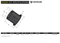 Go to Front Lower Control Arm - Inner Front Bushing Kit to Suit Audi, Seat, Skoda and Volkswagen PQ34 Fwd/Awd