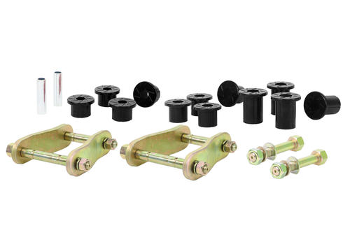 Go to Rear Leaf Spring - Bushing and Greaseable Shackle/Pin Kit to Suit Nissan Navara D40 4wd
