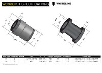 Go to Rear Control Arm Lower Rear - Bushing Kit to Suit Mazda CX-5 KE, KF and Mazda6 GJ,GL