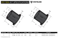 Go to Front Upper Control Arm - Bushing Kit to Suit Ford Econovan, Spectron and Mazda E Series