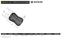 Go to Rear Panhard Rod - To Differential Bushing Kit to Suit Toyota Tarago and Estima TRC10
