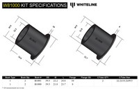 Go to Front Strut Rod - To Chassis Bushing Kit to Suit Ford Falcon/Fairlane EA-ED
