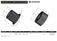Go to Rear Beam Axle - Bushing Kit to Suit VW Golf Mk2 and Jetta Mk2 A2