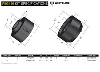 Go to Front Body Mount - Bushing Kit-Bumper to Suit Nissan Patrol GQ, GU and Ford Maverick DA