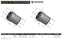 Go to Front Panhard Rod - Bushing Kit to Suit Jeep Wrangler JK