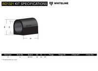 Go to Front Sway Bar Mount - Bushing Kit 24mm to Suit Holden EK-HJ