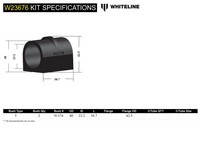 Go to Front Sway Bar Mount - Bushing Kit 23.2mm to Suit Audi, Seat, Skoda and Volkswagen MQB Fwd/Awd