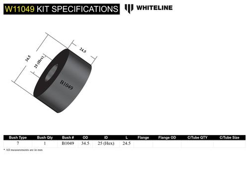 Go to Front Steering Rack and Pinion - Shaft Guide Bushing Kit to Suit Ford, Holden and Nissan