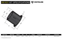 Go to Rear Trailing Arm Upper - Bushing Kit to Suit Nissan Maxima, Stanza and Sunny