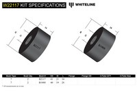 Go to Rear Sway Bar To Hub - Bushing Kit to Suit Holden Astra LD and Nissan Pulsar N13