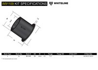 Go to Front Crossmember - Outrigger Bushing Kit to Suit Holden Torana LJ-LX