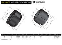 Go to Front Strut Rod - To Chassis Bushing Kit to Suit Holden Commodore VT-VZ and HSV