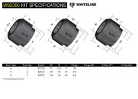 Go to Rear Subframe - Bushing Kit to Suit Holden Commodore VN-VZ and HSV
