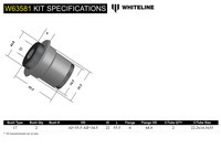 Go to Rear Control Arm Lower Rear - Inner Bushing Kit to Suit Lexus IS 200, 250 and 350