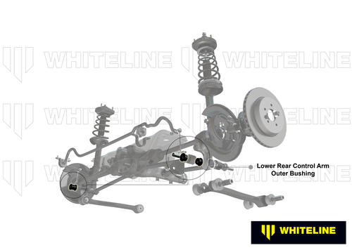 Go to Rear Control Arm Lower Rear - Outer Bushing Kit to Suit Toyota Camry, Aurion and Kluger