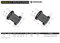 Go to Rear Trailing Arm Upper - Bushing Kit to Suit Nissan Elgrand E50