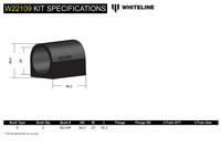 Go to Front Sway Bar Mount - Bushing Kit 25mm to Suit Nissan Skyline and Pintara R31