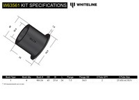 Go to Rear Control Arm Lower Rear - Outer Bushing Kit to Suit Honda Civic 8th Gen FA, FD, FD2