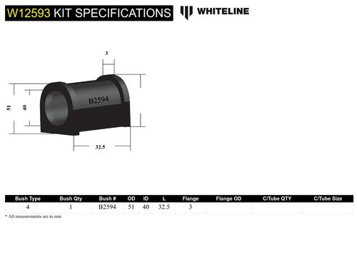 Go to Front Steering Rack and Pinion - Mount Bushing Kit to Suit Holden Barina and Combo