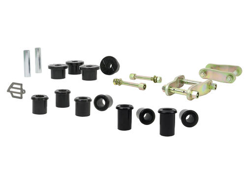 Go to Rear Leaf Spring - Bushing and Greaseable Shackle/Pin Kit to Suit Holden Colorado, Isuzu D-Max and LDV T60 2wd/4wd