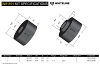 Go to Front Strut Rod - To Chassis Bushing Kit to Suit Mitsubishi Galant and Sigma