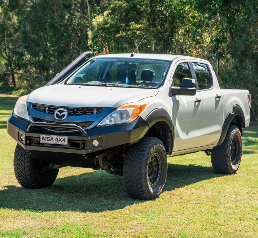 MSA Chrome Towing Mirror to suit Mazda BT-50 UP, UR - non power fold, Electric, Heated, Indicators