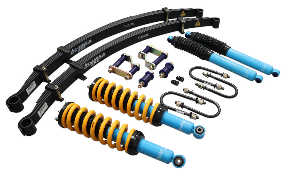 2 Inch 50mm Formula 4x4 Lift Kit with Height Adjustable ReadyStruts to suit Isuzu D-Max TFS, RG01 2019-on & Mazda BT-50 TFS, RG04 2020-on