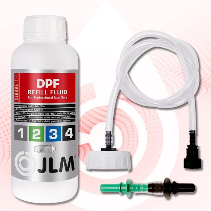 JLM Diesel DPF Refill Fluid Kit 1L (1pc with Filler Cap - J02270)