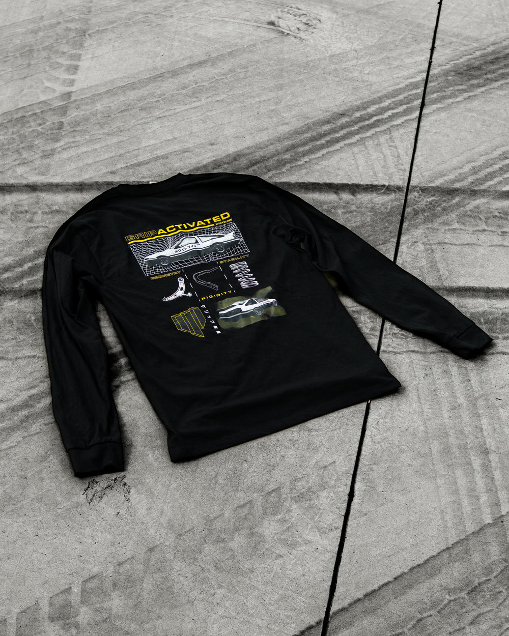Whiteline AE86 Long Sleeve Tee Shirt - Small