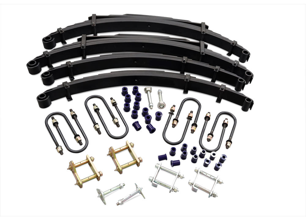 Formula 4x4 Leaf Spring Kit - approx. 50mm Lift at 65kg Front & 0-300kg Rear to suit LandCruiser 45 1969 - 1980