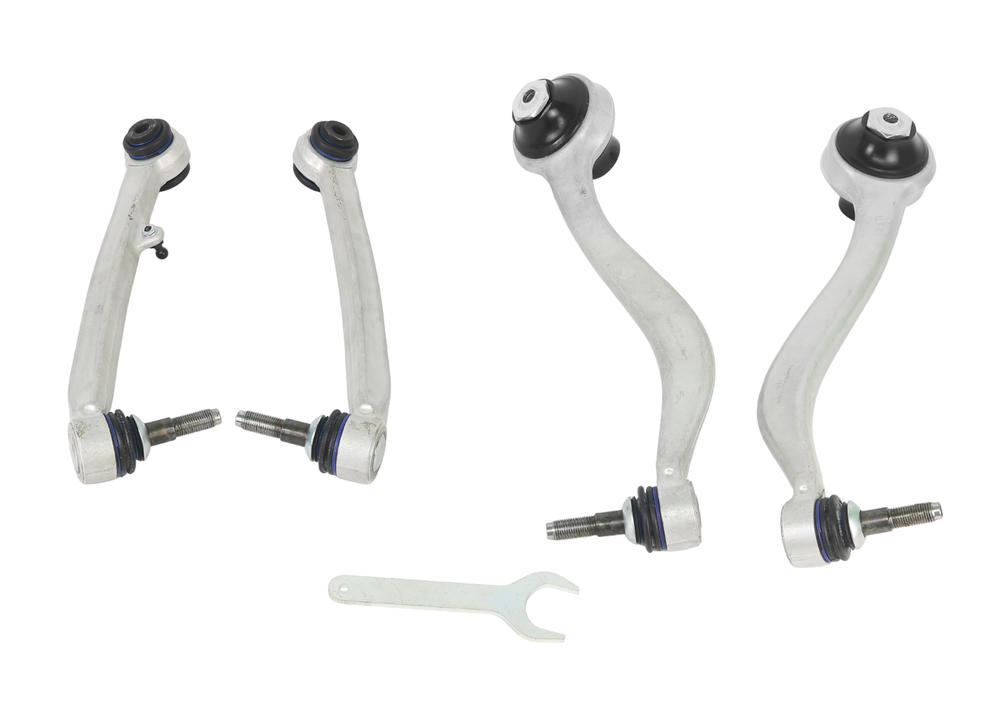 Front Control and Strut Tension Alloy Performance Arm Kit including Ball Joints to suit BMW 2, 3 & 4 Series