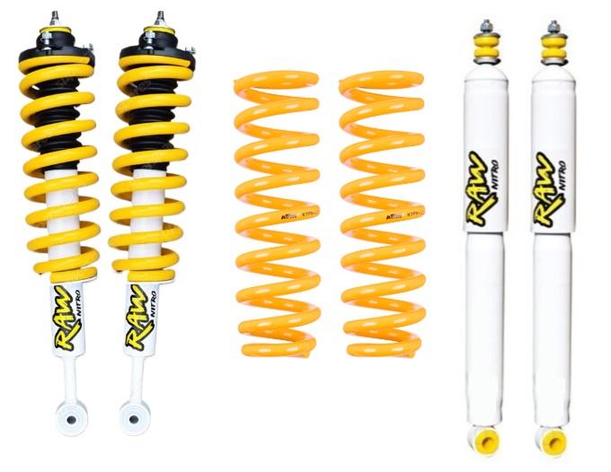 2 Inch 50mm RAW Nitro ReadyStrut Lift Kit to suit Toyota Prado 90 Series 1995-2002