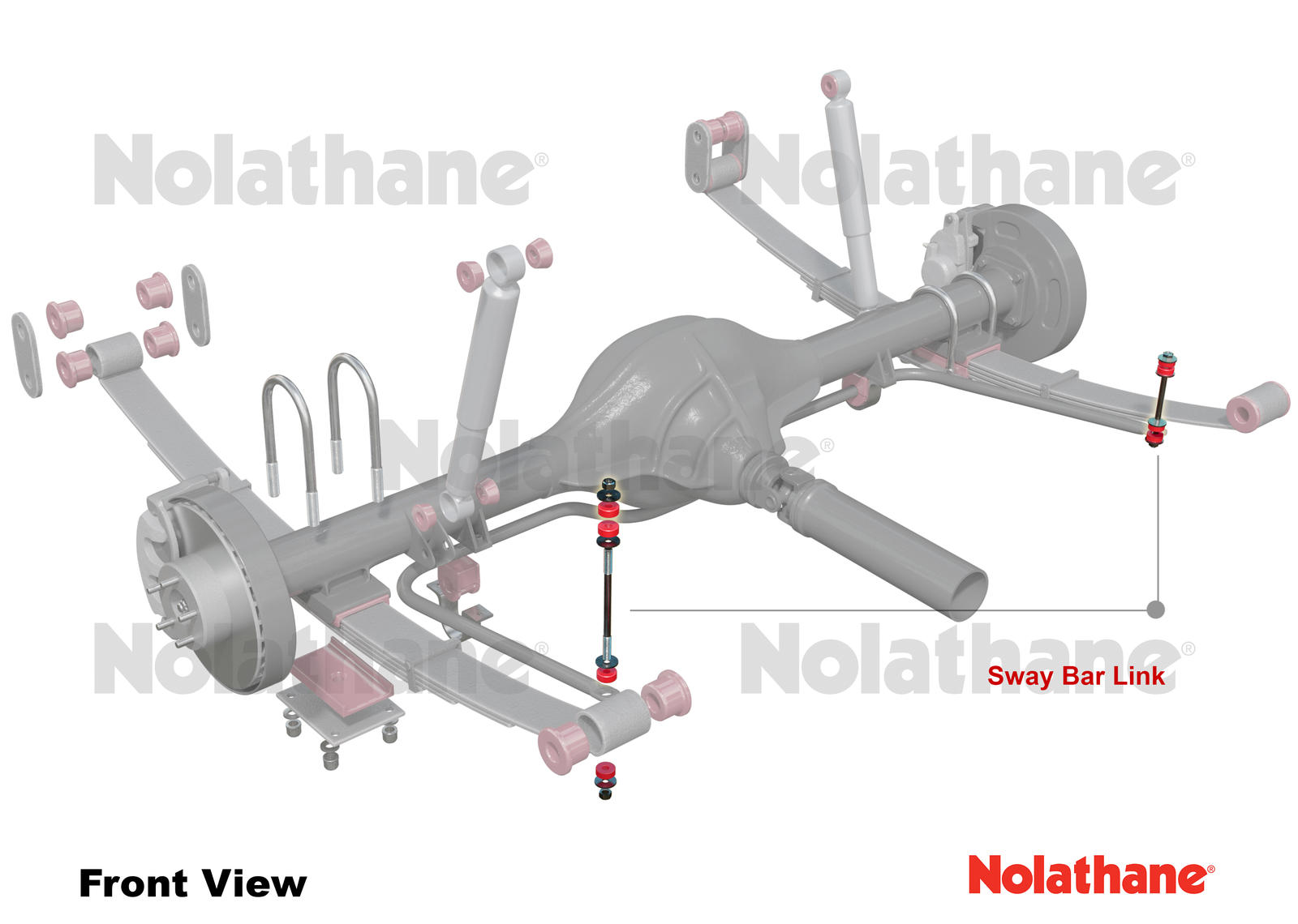 Rear Sway Bar Link to Suit Jeep Gladiator and Nissan Navara D23, Patrol GU