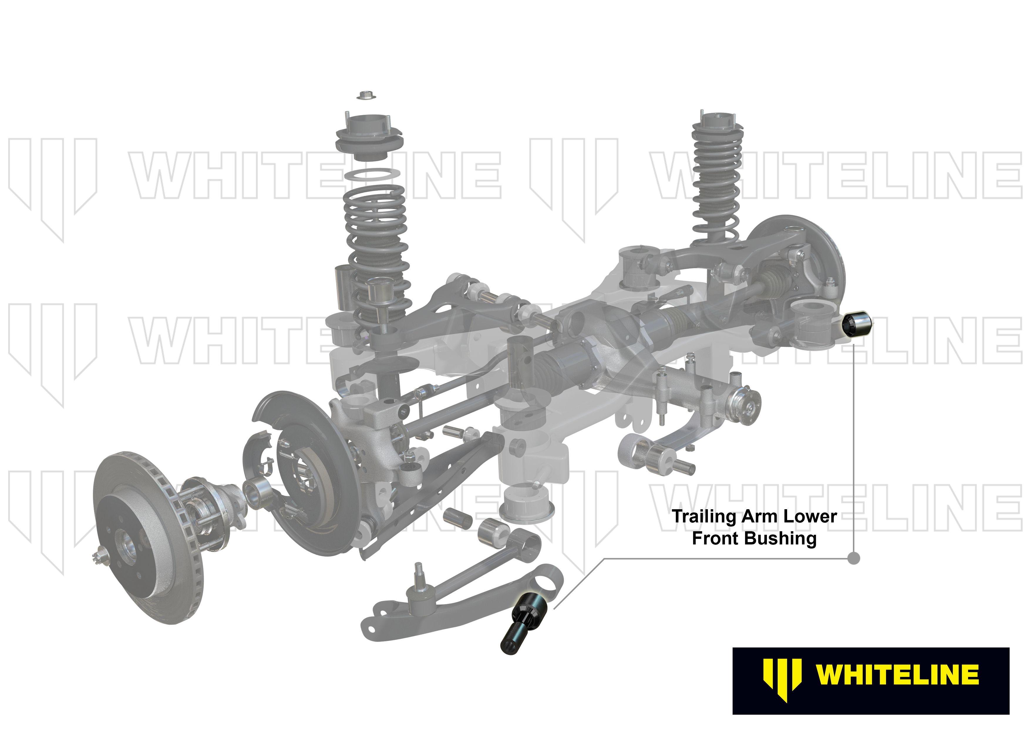 Rear Trailing Arm - Front Bushing Kit to Suit Nissan 350Z, 370Z, Skyline and Stagea